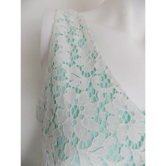 LUSH dress sleeveless skater style eyelet lace size Medium - Picture 6 of 9